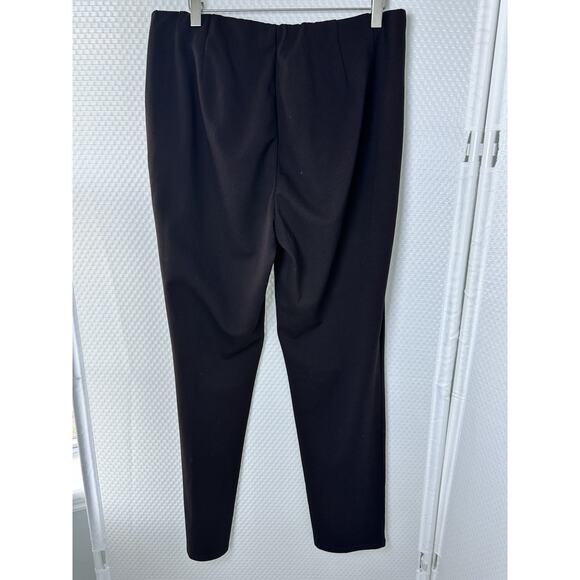 Eileen Fisher Chocolate Brown Straight Leg Pull on Pants Plus Size 1x 36x30 - Picture 4 of 7